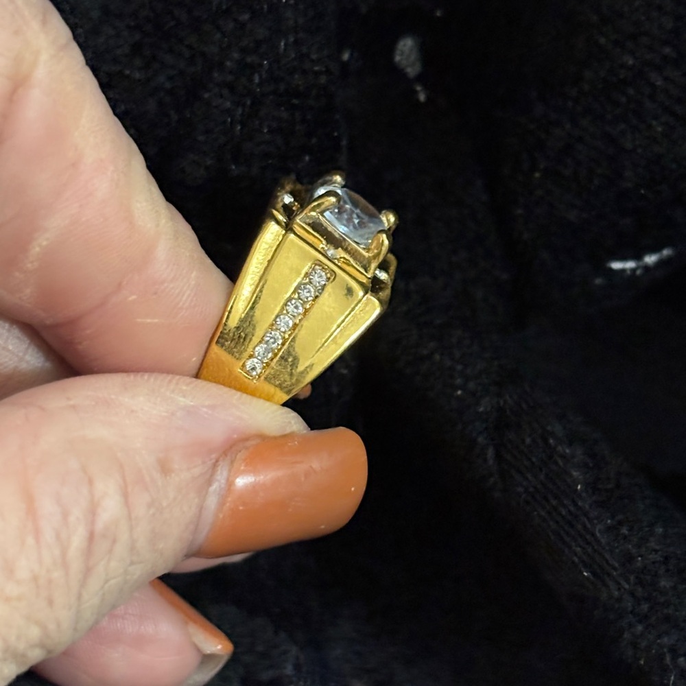 GOLD PLATED/
RING- VINTAGE STYLE - Picture 14 of 16